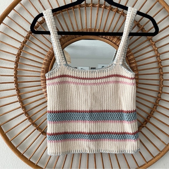 Rails Tops - Rails knit striped cropped  tank top Sz XS